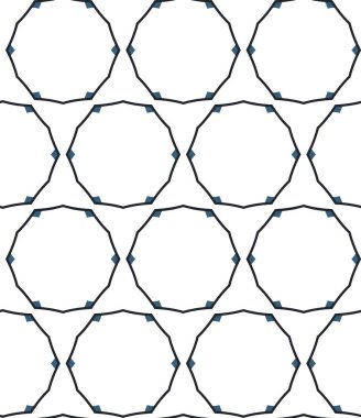 Kusursuz Vektör Deseni. Geometrik Süsleme Biçiminde Arkaplan DokusuName.