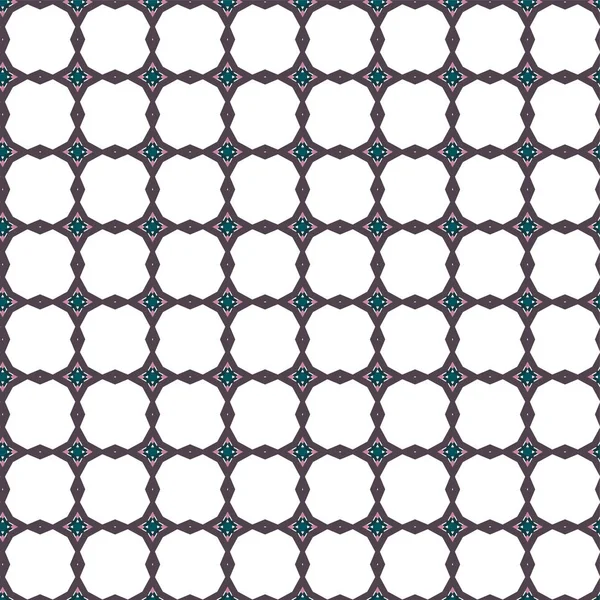 Geometric Ornamental Vector Pattern Seamless Design Texture — Stock Vector