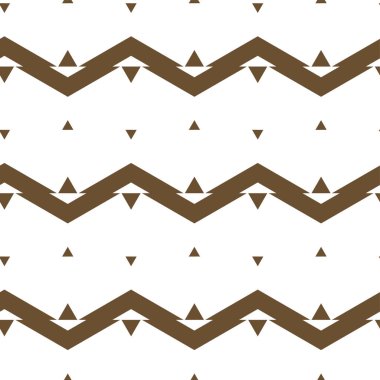 Geometrik süslemeli vektör deseni. Kusursuz tasarım dokusu.