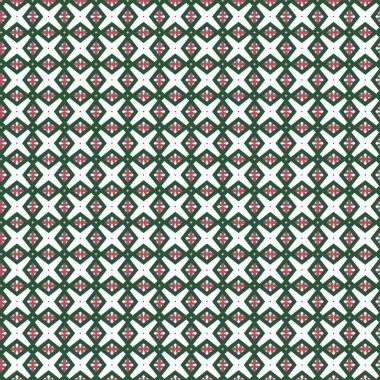 Geometrik süslemeli vektör deseni. Kusursuz tasarım dokusu.