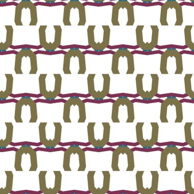 Kusursuz Vektör Deseni. Geometrik Süsleme Biçiminde Arkaplan DokusuName.