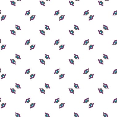 geometrik süsleme biçiminde kusursuz vektör deseni