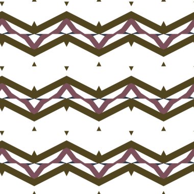 geometrik süsleme biçiminde kusursuz vektör deseni