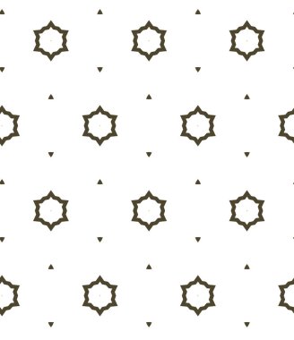 geometrik süsleme biçiminde kusursuz vektör deseni