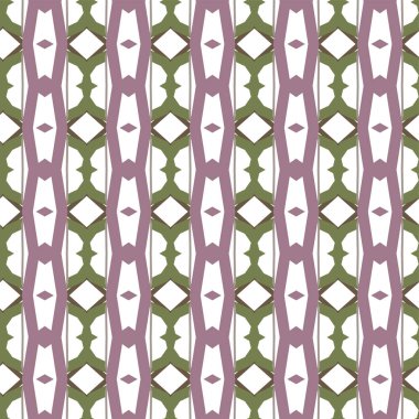 Geometrik süslemeli vektör deseni. Kusursuz tasarım dokusu.