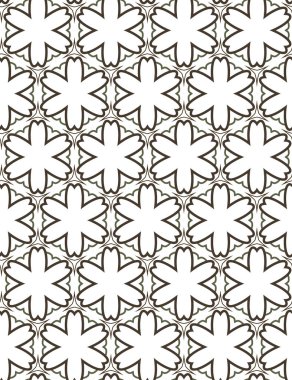 Geometrik süslemeli vektör deseni. Kusursuz tasarım dokusu.