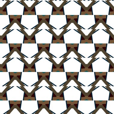 Kusursuz Vektör Deseni. Geometrik Süsleme Biçiminde Arkaplan DokusuName.