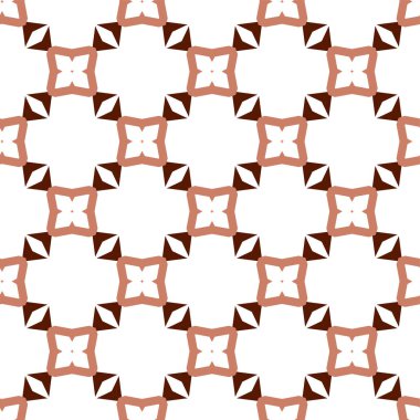 Dikişsiz geometrik süs vektör deseni. Soyut arka plan