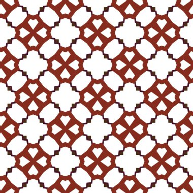 Dikişsiz geometrik süs vektör deseni. Soyut arka plan