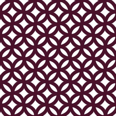 geometrik süsleme biçiminde kusursuz vektör deseni