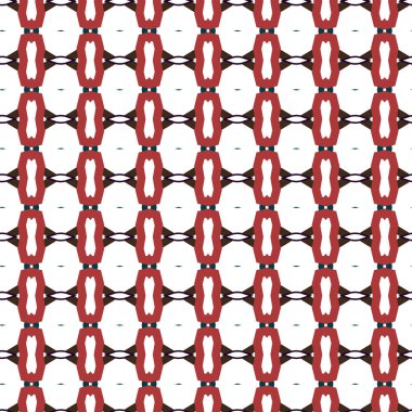 Geometrik süslemeli vektör deseni. Kusursuz tasarım dokusu.