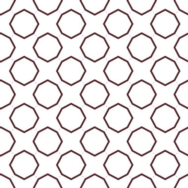 Dikişsiz geometrik süs vektör deseni. Soyut arka plan