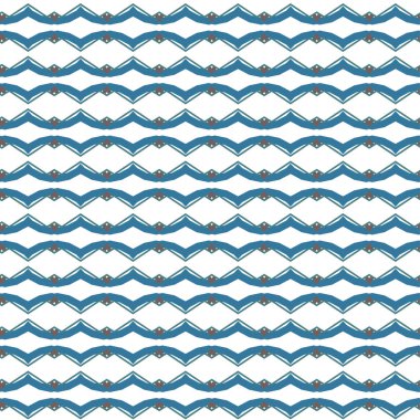 Geometrik süslemeli vektör deseni. Kusursuz tasarım dokusu.