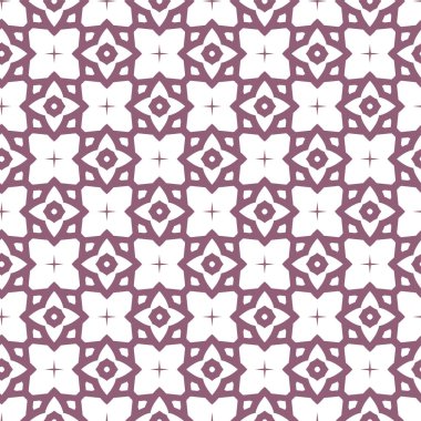 geometrik süsleme biçiminde kusursuz vektör deseni