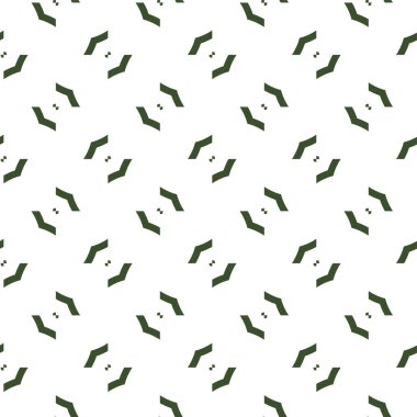 geometrik süsleme biçiminde kusursuz vektör deseni