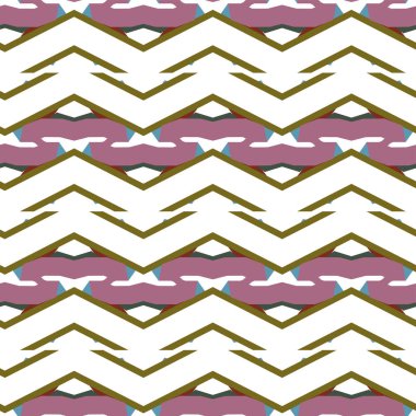 Geometrik süslemeli vektör deseni. Kusursuz tasarım dokusu.