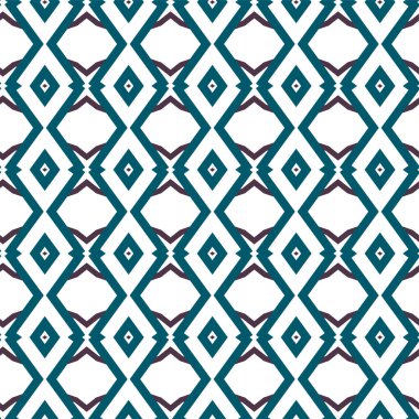 Dikişsiz geometrik süs vektör deseni. Soyut arka plan