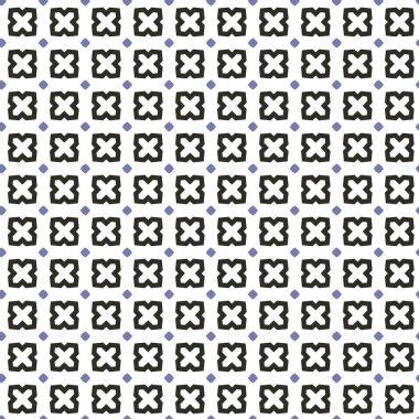 geometrik süsleme biçiminde kusursuz vektör deseni