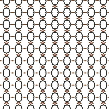 geometrik süsleme biçiminde kusursuz vektör deseni