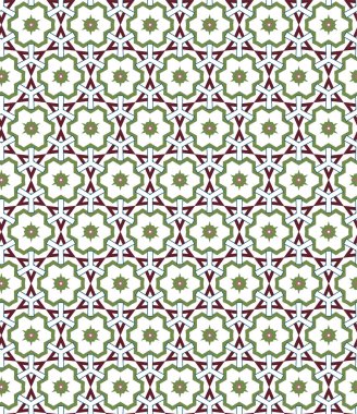 Kusursuz Vektör Deseni. Geometrik Süsleme Biçiminde Arkaplan DokusuName.