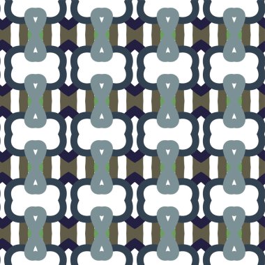 Geometrik süslemeli vektör deseni. Kusursuz tasarım dokusu.