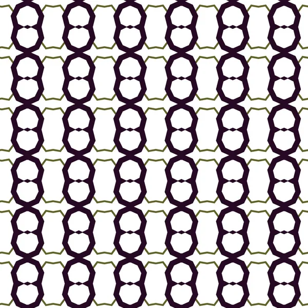 Patrón Vectorial Sin Costuras Estilo Ornamental Geométrico — Archivo Imágenes Vectoriales