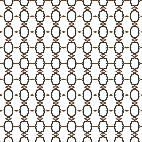 Geometrik Süsleme Biçiminde Kusursuz Vektör Deseni — Stok Vektör