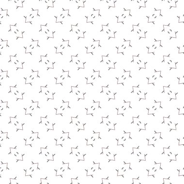 Dikişsiz geometrik süs vektör deseni. Soyut arka plan