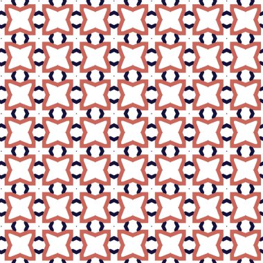 geometrik süsleme biçiminde kusursuz vektör deseni