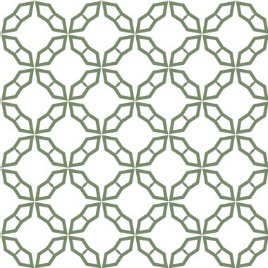 geometrik süsleme biçiminde kusursuz vektör deseni