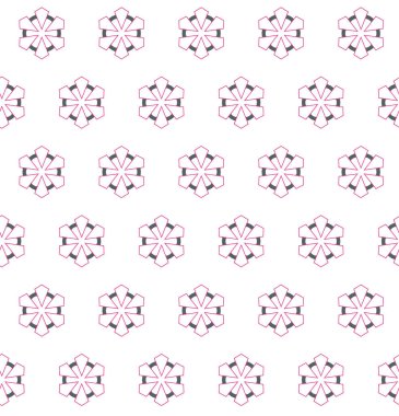 Kusursuz Vektör Deseni. Geometrik Süsleme Biçiminde Arkaplan DokusuName.