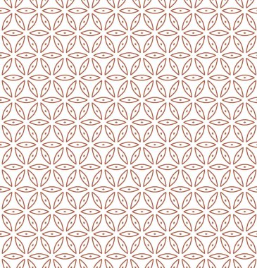 Dikişsiz geometrik süs vektör deseni. Soyut arka plan