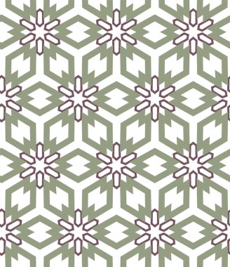 Kusursuz Vektör Deseni. Geometrik Süsleme Biçiminde Arkaplan DokusuName.