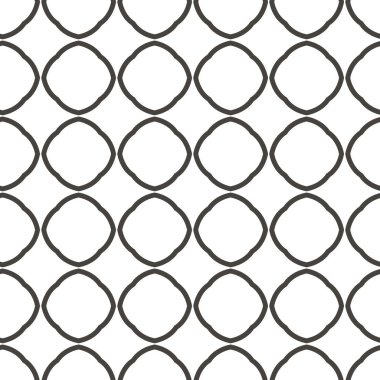 geometrik süsleme biçiminde kusursuz vektör deseni
