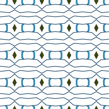 Dikişsiz geometrik süs vektör deseni. Soyut arka plan