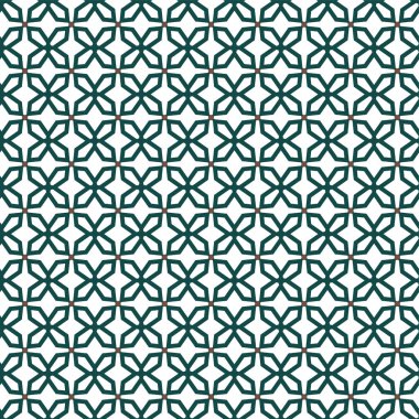 geometrik süsleme biçiminde kusursuz vektör deseni