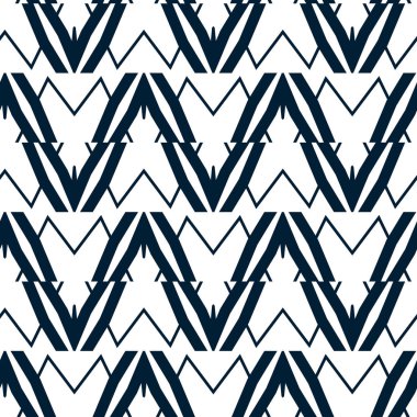 Geometrik süslemeli vektör deseni. Kusursuz tasarım dokusu.