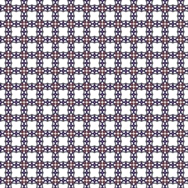 Dikişsiz geometrik süs vektör deseni. Soyut arka plan