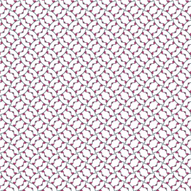 geometrik süsleme biçiminde kusursuz vektör deseni