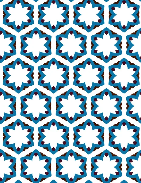 Patrón Vectores Sin Costura Textura Fondo Estilo Ornamental Geométrico — Vector de stock