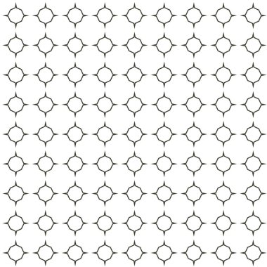 Geometrik süslemeli vektör deseni. Kusursuz tasarım dokusu.