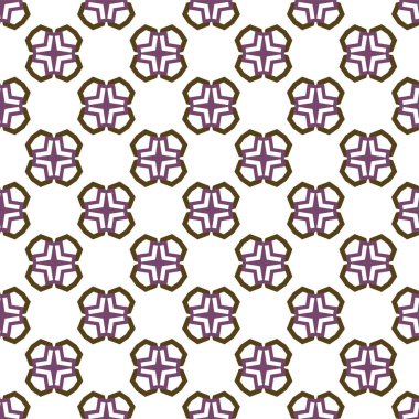 geometrik süsleme biçiminde kusursuz vektör deseni