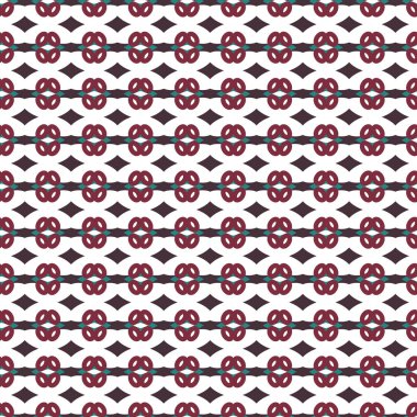 Geometrik süslemeli vektör deseni. Kusursuz tasarım dokusu.