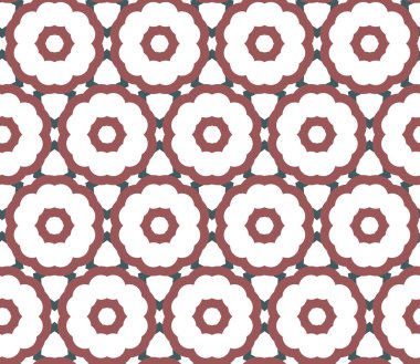 geometrik süsleme biçiminde kusursuz vektör deseni