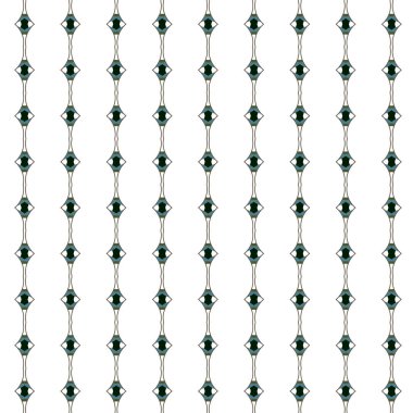 geometrik süsleme biçiminde kusursuz vektör deseni