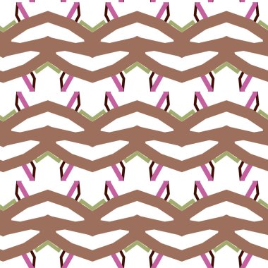 Kusursuz Vektör Deseni. Geometrik Süsleme Biçiminde Arkaplan DokusuName.