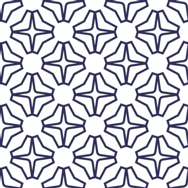 Dikişsiz geometrik süs vektör deseni. Soyut arka plan