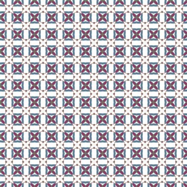 Geometrik süslemeli vektör deseni. Kusursuz tasarım dokusu.