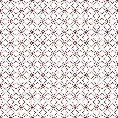 geometrik süsleme biçiminde kusursuz vektör deseni
