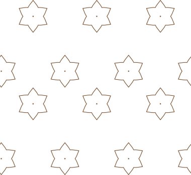 geometrik süsleme biçiminde kusursuz vektör deseni